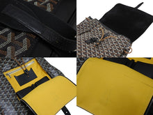 Load image into Gallery viewer, GOYARD ゴヤール アルパン バックパックMM リュック ALPIN2MMLTY01CL01P ブラック PVC レザー シルバー金具 美品 中古 4b009375