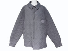 Load image into Gallery viewer, 極美品 Christian Dior クリスチャンディオール 24SS キルティング コーチジャケット 313C509AA106 サイズ56 グレー 中古 4b009411