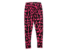 画像をギャラリービューアに読み込む, 極美品 LOUIS VUITTON ルイヴィトン レギンス 09SS スティーブンスプラウス グラフティモノグラム ピンク ブラック RW091T 中古 4b009413