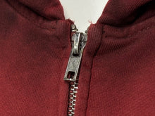 画像をギャラリービューアに読み込む, 新品未使用 SLOWBUCKS スローバックス ジップアップフーディー パーカー サイズS レッド グラデーション 刺繍 中古 4b009438