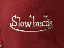 画像をギャラリービューアに読み込む, 新品未使用 SLOWBUCKS スローバックス ジップアップフーディー パーカー サイズS レッド グラデーション 刺繍 中古 4b009438