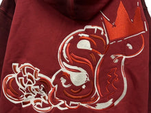 画像をギャラリービューアに読み込む, 新品未使用 SLOWBUCKS スローバックス ジップアップフーディー パーカー サイズL レッド グラデーション 刺繍 中古 4b009444