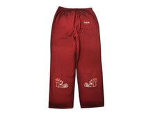 画像をギャラリービューアに読み込む, 新品未使用 SLOW BUCKS スローバックス スウェットパンツ サイズXL レッド グラデーション 刺繍 中古 4b009459