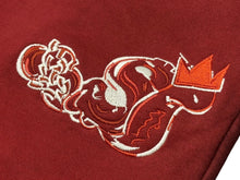 画像をギャラリービューアに読み込む, 新品未使用 SLOW BUCKS スローバックス スウェットパンツ サイズXL レッド グラデーション 刺繍 中古 4b009455