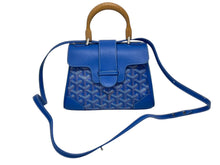 Load image into Gallery viewer, 極美品 GOYARD ゴヤール サイゴン ミニ ソフトバッグ 2WAY ハンドバッグ SAIGONMINTY09CL09P ブルー シルバー金具 中古 4b009476