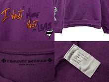 画像をギャラリービューアに読み込む, CHROME HEARTS × MATTY BOY クロムハーツ×マッティボーイ グラフィック オーバーサイズ クルーネック スウェット パープル サイズ XXL 中古 美品 009511