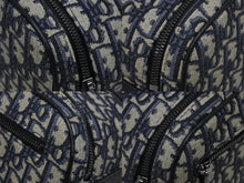 Load image into Gallery viewer, Christian Dior クリスチャンディオール ポーチ セカンドバッグ 2ESCA494YKY オブリーク ネイビー ジャガード カーフスキン 美品 中古 4b009527