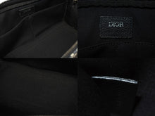Load image into Gallery viewer, Christian Dior クリスチャンディオール ポーチ セカンドバッグ 2ESCA494YKY オブリーク ネイビー ジャガード カーフスキン 美品 中古 4b009527