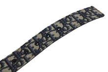 画像をギャラリービューアに読み込む, 新品同様 DIOR ディオール オブリーク CD ベルトバックル リバーシブル ベルトストラップ 90736 グレー ネイビー サイズ90/36 中古 4b009528