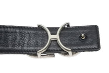 画像をギャラリービューアに読み込む, 新品同様 DIOR ディオール オブリーク CD ベルトバックル リバーシブル ベルトストラップ 90736 グレー ネイビー サイズ90/36 中古 4b009528