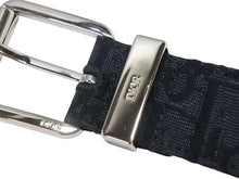 画像をギャラリービューアに読み込む, 新品同様 DIOR ディオール オブリーク CD ベルト ベルトストラップ MA121 ネイビー サイズ90 中古 4b009529