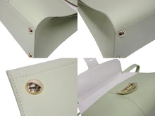 Load image into Gallery viewer, 極美品 DELVAUX デルボー Brillant GM ブリヨンGM 2WAYバッグ パステルグリーン カーフレザー ゴールド金具 中古 4b009548