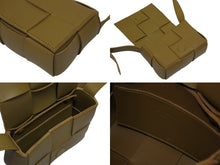 Load image into Gallery viewer, 新品同様 BOTTEGAVENETA ボッテガヴェネタ キャンディカセット ショルダーバッグ マキシイントレチャート ブラウン 中古 4b009557