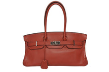 Load image into Gallery viewer, 極美品 ゴルチェ期 HERMES エルメス ショルダーバーキン トリヨンクレマンス レッド □M刻印 ショルダーバッグ 中古 4b009564