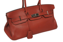 Load image into Gallery viewer, 極美品 ゴルチェ期 HERMES エルメス ショルダーバーキン トリヨンクレマンス レッド □M刻印 ショルダーバッグ 中古 4b009564