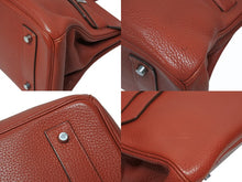 Load image into Gallery viewer, 極美品 ゴルチェ期 HERMES エルメス ショルダーバーキン トリヨンクレマンス レッド □M刻印 ショルダーバッグ 中古 4b009564