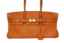 Load image into Gallery viewer, 極美品 ゴルチェ期 HERMES エルメス ショルダーバーキン オレンジ トリヨンクレマンス ◻︎M刻 シルバー金具 中古 4b009565
