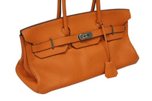 Load image into Gallery viewer, 極美品 ゴルチェ期 HERMES エルメス ショルダーバーキン オレンジ トリヨンクレマンス ◻︎M刻 シルバー金具 中古 4b009565