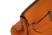 Load image into Gallery viewer, 極美品 ゴルチェ期 HERMES エルメス ショルダーバーキン オレンジ トリヨンクレマンス ◻︎M刻 シルバー金具 中古 4b009565