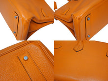 Load image into Gallery viewer, 極美品 ゴルチェ期 HERMES エルメス ショルダーバーキン オレンジ トリヨンクレマンス ◻︎M刻 シルバー金具 中古 4b009565