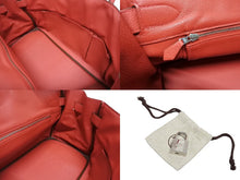 Load image into Gallery viewer, 極美品 ゴルチェ期 HERMES エルメス ショルダーバーキン トリヨンクレマンス ブーゲンビリア □N刻印 ショルダーバッグ 中古 4b009567
