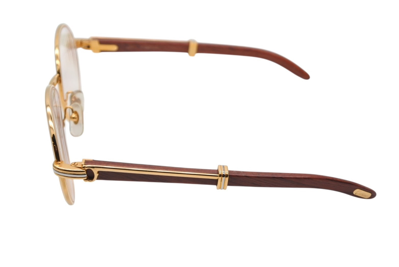 極美品 Cartier カルティエ トリニティ サングラス メガネ 度あり