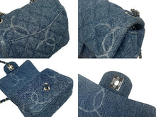 Load image into Gallery viewer, 極美品 CHANEL シャネル ミニマトラッセ16 Sフラップ Sチェーンショルダーバッグ 30番台 デニム ココマーク シルバー金具 中古 4b009614