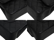 Load image into Gallery viewer, 極美品 CHANEL シャネル マトラッセ25 Wフラップ Wチェーンショルダーバッグ AO1112 13番台 キャビアスキン シルバー金具 中古 4b009616