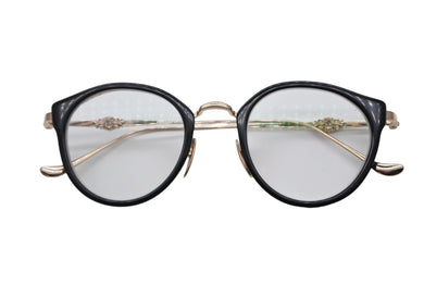 CHROME HEARTS クロムハーツ DIG BIG サングラス アイウェア サイズ45◻︎23-138 フローラルクロス ブラック ゴールド 美品 中古 4b009625