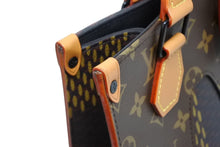 Load image into Gallery viewer, 極美品 LOUIS VUITTON ルイヴィトン NIGO LVスクエアード トートバッグ N40355 ブラウン PVC レザー ブラック金具 中古 4b009628