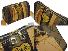 Load image into Gallery viewer, 極美品 LOUIS VUITTON ルイヴィトン シティ キーポル NIGO ショルダーバッグ M45963 モノグラムストライプ 中古 4b009629