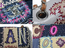 Load image into Gallery viewer, 極美品 CHANEL シャネル パッチワーク ツイード チェーンショルダーバッグ 16番台 シルバー金具 ココマーク ロゴ マルチ 中古 4b009630