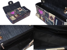 Load image into Gallery viewer, 極美品 CHANEL シャネル パッチワーク ツイード チェーンショルダーバッグ 16番台 シルバー金具 ココマーク ロゴ マルチ 中古 4b009630