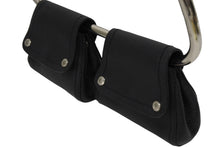 Load image into Gallery viewer, 極美品 PRADA プラダ 97FW ループ ワンショルダーバッグ レザー ブラック アーカイブ トライアングルロゴ金具 シルバー金具 中古 4b009631