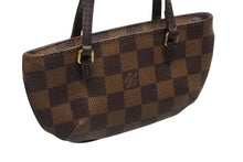 画像をギャラリービューアに読み込む, 極美品 LOUIS VUITTON ルイヴィトン マノスクGM ポーチ N51120 ダミエ エベヌ PVC レザー ゴールド金具 中古 4b009636