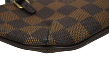 画像をギャラリービューアに読み込む, 極美品 LOUIS VUITTON ルイヴィトン マノスクGM ポーチ N51120 ダミエ エベヌ PVC レザー ゴールド金具 中古 4b009636