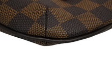 画像をギャラリービューアに読み込む, 極美品 LOUIS VUITTON ルイヴィトン マノスクGM ポーチ N51120 ダミエ エベヌ PVC レザー ゴールド金具 中古 4b009636