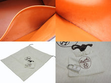 Load image into Gallery viewer, 極美品 HERMES エルメス バーキン25 ハンドバッグ □J刻印 ヴォーエプソン オレンジ シルバー金具 中古 4b009642