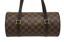 Load image into Gallery viewer, 極美品 LOUIS VUITTON ルイヴィトン ハンドバッグ パピヨン30 ダミエキャンバス N51303 ブラウン ゴールド金具 中古 4b009647
