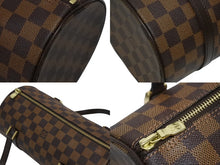 Load image into Gallery viewer, 極美品 LOUIS VUITTON ルイヴィトン ハンドバッグ パピヨン30 ダミエキャンバス N51303 ブラウン ゴールド金具 中古 4b009647
