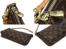 画像をギャラリービューアに読み込む, LOUIS VUITTON ルイヴィトン ポシェット アクセソワール アクセサリーポーチ M51980 モノグラム ブラウン レザー PVC 美品 中古 4b009656