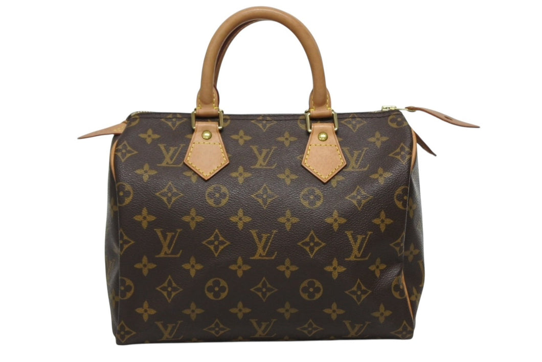 LOUIS VUITTON ルイヴィトン スピーディー25 ハンドバック M41528 モノグラム PVC レザー 中古 4b009657