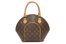 Load image into Gallery viewer, 極美品 LOUIS VUITTON ルイヴィトン エリプスPM ハンドバッグ モノグラム M51127 PVC ヌメ革 ブラウン ゴールド金具 中古 4b009662