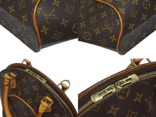 Load image into Gallery viewer, 極美品 LOUIS VUITTON ルイヴィトン エリプスPM ハンドバッグ モノグラム M51127 PVC ヌメ革 ブラウン ゴールド金具 中古 4b009662