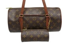 Load image into Gallery viewer, 極美品 LOUIS VUITTON ルイヴィトン モノグラム パピヨン30 ハンドバッグ M51365 ブラウン ロゴ ゴールド金具 中古 4b009668