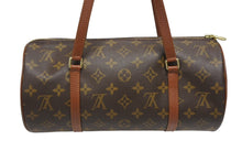 Load image into Gallery viewer, 極美品 LOUIS VUITTON ルイヴィトン モノグラム パピヨン30 ハンドバッグ M51365 ブラウン ロゴ ゴールド金具 中古 4b009668