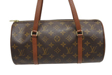 Load image into Gallery viewer, 極美品 LOUIS VUITTON ルイヴィトン モノグラム パピヨン30 ハンドバッグ M51365 ブラウン ロゴ ゴールド金具 中古 4b009668