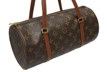 Load image into Gallery viewer, 極美品 LOUIS VUITTON ルイヴィトン モノグラム パピヨン30 ハンドバッグ M51365 ブラウン ロゴ ゴールド金具 中古 4b009668