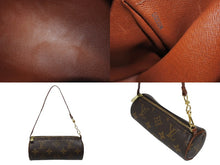 Load image into Gallery viewer, 極美品 LOUIS VUITTON ルイヴィトン モノグラム パピヨン30 ハンドバッグ M51365 ブラウン ロゴ ゴールド金具 中古 4b009668