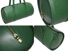 Load image into Gallery viewer, 極美品 LOUIS VUITTON ルイヴィトン エピ スフロ ハンドバッグ レザー ボルネオグリーン M52224 エピレザー ゴールド金具 中古4b009673